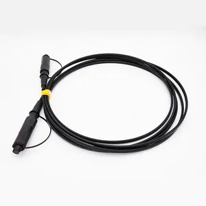 Cable de conexión de fibra óptica a prueba de agua mini SC/upc-sc/UPC Cable de conexión de fibra óptica dúplex