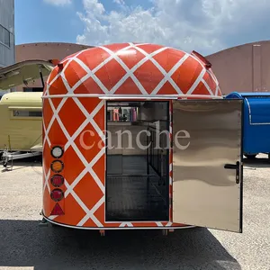 Chariot de restauration rapide électrique populaire en Australie, fourni par l'usine, remorque alimentaire mobile avec équipement - Product Image 3