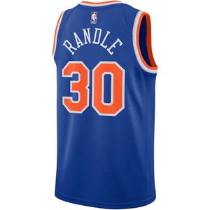 Maillot de basket-ball New York Knicks pour enfants, édition Icon bleue, 30 Randle, vêtements de basket-ball anti-humidité - Product Image 3