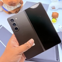 Versión Internacional Z Fold5 Desbloqueado, Pantalla Plegable OLED HD de 7.6 Pulgadas, 5G/LTE, Octa Core, 120Hz, Smartphone Android 14, Alemán/Francés
