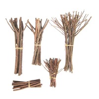 Handgemachte Weihnachten dekorative DIY Kits getrocknete Blumen trockene Äste Baumwolle Zweig für Home Decor Sale Bau Weihnachten