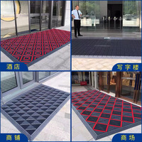 Tapis d'entrée d'hôtel extérieur antidérapant imperméable en peluche fabriqué à la machine pour les escaliers