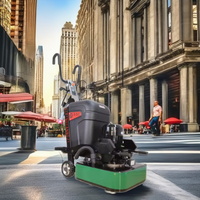 JK650 meuleuse de sol manuelle à usage intensif meuleuse de béton bon marché avec moteur et composants de base d'engrenage