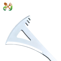 Herramienta para desherbar artefactos en forma de L, espátula de acero inoxidable para remover malas hierbas de grietas con mango de madera