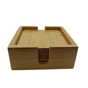 Posavasos de Bambú Grabados Personalizados al por Mayor, Juego de Posavasos Redondos y Cuadrados, Entrega Rápida, para Catering, Cafetería, <span class=keywords><strong>Bar</strong></span> - Product Image 1