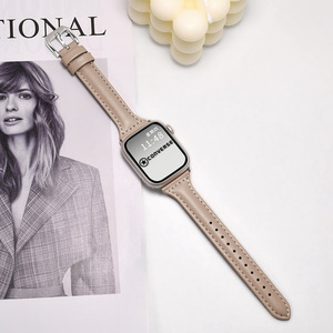 สายนาฬิกาหนังแท้คุณภาพสูง Upro สำหรับ Apple Watch ขนาด 41 มม. 45 มม. 44 มม. สายนาฬิกาหนังสำหรับผู้หญิง ดีไซน์หรูหรา - Product Image 3