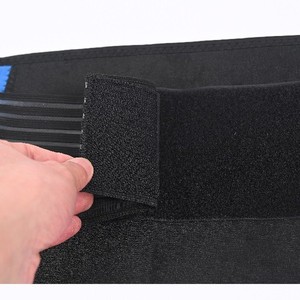 Blue And Black Lumbar Support Belt Smlxl Breathable Fitness Waist <b>Band</b> For Running <b>Exercise</b> Yoga Body Shaping - Product Image 4