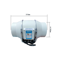 Bestseller Flow Hydroponic Grow Tent Inline-Rohrventilator Großer Luftvolumen-Booster Rohrventilator