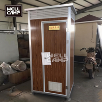 WELLCAMP WC préfabriqué, unité sanitaire modulaire, conteneur sanitaire, cabine sanitaire pour chantier, camping, toilettes préfabriquées