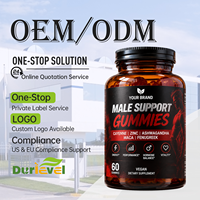 Gummies épicées pour hommes au Cayenne et au Zinc, 60 pièces par flacon, OEM ODM, marque privée, fournisseur exportateur personnalisé, qualité alimentaire, pur, en vrac