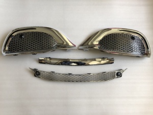 ตะแกรงกระจังหน้าล่าง Maybach สำหรับ Mercedes-Benz S-Class S400 S450 ปี <span class=keywords><strong>2020</strong></span> สีโครเมียม - Product Image 2