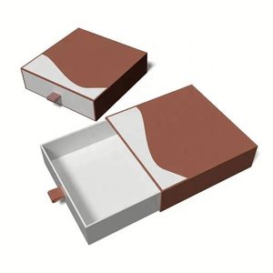 Custom Sliding Drawers Luxury Jewelry Packaging <b>Paper</b> Gift Box for Earring Jewelry Package with Logo Drawer <b>Paper</b> Box - Product Image 1