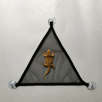 Hamac en maille pour reptiles avec ventouse puissante et matériau doux pour hamsters, sugar gliders, lézards - Jouet rafraîchissant pour l'été