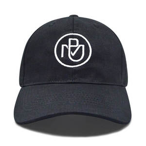 Casquette de baseball ajustée pour homme en coton noir, avec logo rond brodé, qualité supérieure, faible MOQ, vente en gros - Product Image 4