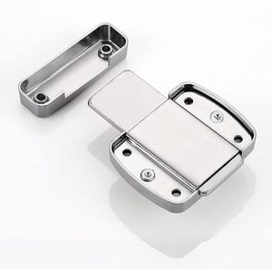 QIYANG moderno a buon mercato prezzo durevole bronzo nero autoadesivo bagno bagno in lega di zinco porta scorrevole di sicurezza chiavistello - Product Image 3