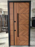 Puerta de Entrada de Seguridad Blindada de Diseño Turco para Exteriores, Puertas Blindadas Externas para Apartamentos y Hogares