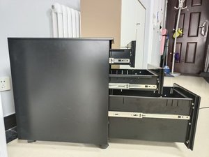 Modern 3 Drawer Metal Mobile Pedestal <b>Cabinet</b> Office Hospital Hotel Movable Storage Mechanical Digital Lock Pedestal <b>Cabinet</b> - Product Image 2