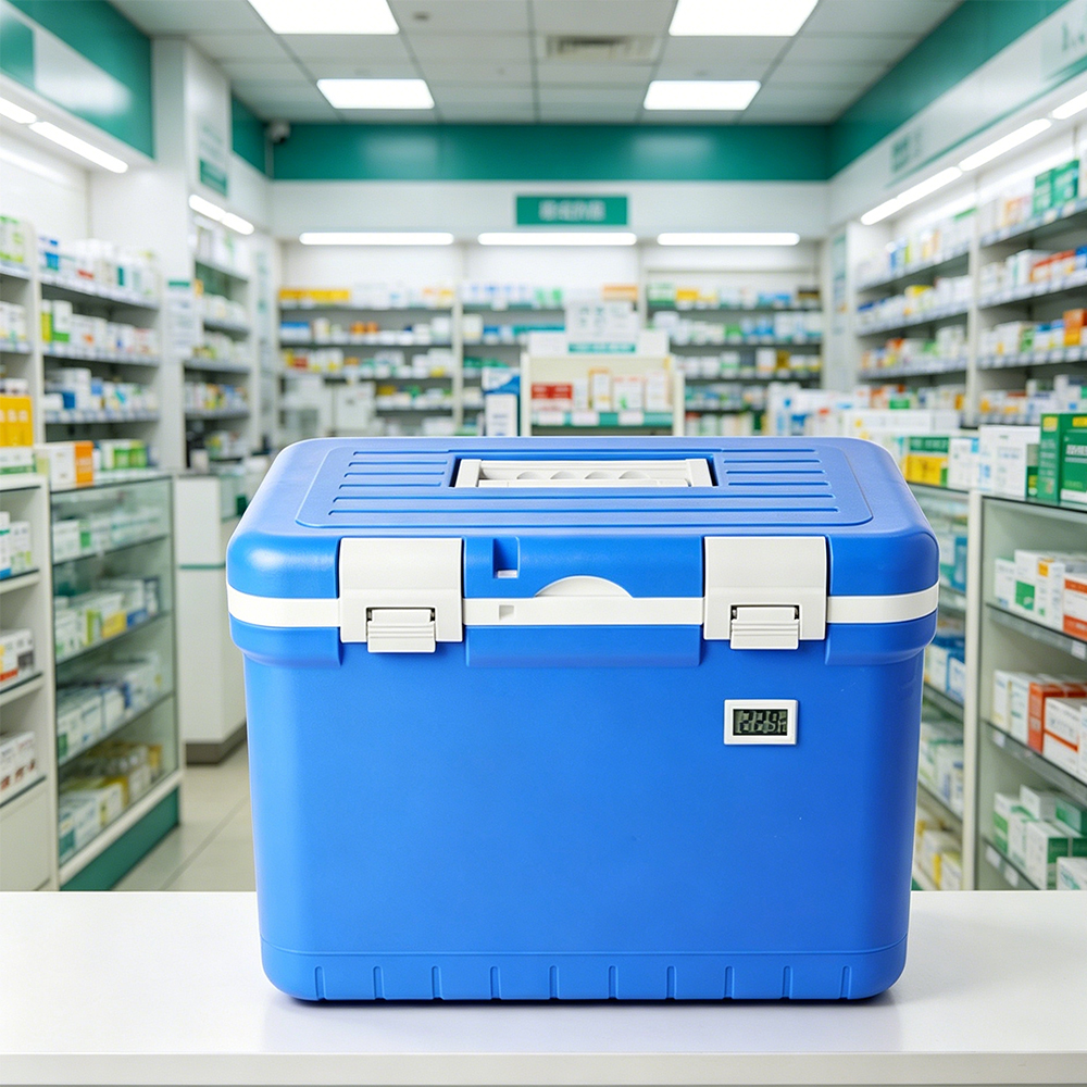 Outdoor Portable 10L Medical Cooler Box Insulated Cooler for Field Medical Use