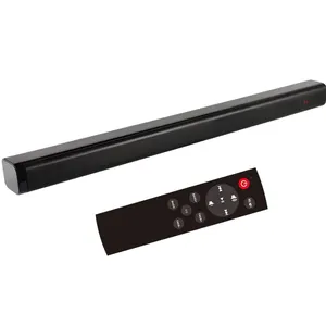 Soundbar TV Ultra sottile BT V5.0 altoparlante wireless da 23.6 pollici soundbar subwoofer integrato con ottica per arco TV LED