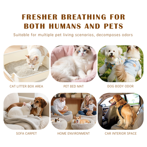 アオポカブランド2種類の香り100ml犬猫用香水オリジナルアルコールフリー消臭スプレーミストデオドラント長時間持続ペット香水 - Product Image 6