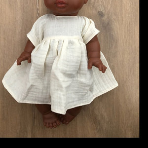 Robe en mousseline pour poupée miniature de 13 pouces, robe d'été pour poupée <span class=keywords><strong>Minikane</strong></span> - Product Image 2
