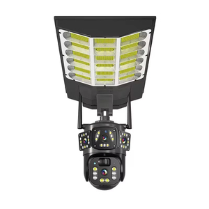 Lampione LED <span class=keywords><strong>Solare</strong></span> con Telecamera CCTV Panoramica a 360° 1080P, Visione Notturna, Controllo Remoto Tramite Smartphone, Senza Fili per Giardino - Product Image 1