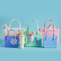 EVA Gummi Strandtasche Wasserdicht Robust Große Kapazität Individuelles Logo Outdoor Pool Reise Langlebig