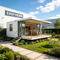Solution de maison modulaire préfabriquée clé en main, maison modulaire complète pour la construction de villas