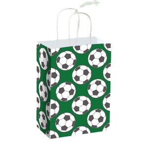 Bolsa de Regalo de Papel Kraft con Diseño de Fútbol, Impresa a Color, para el Eurocopa <span class=keywords><strong>2020</strong></span>, Recuerdo Festivo, Material Ecológico, Yiwu - Product Image 5
