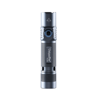 Senter LED Mini Saku USB Isi Ulang 7 Mode Cahaya Putih Terang untuk Luar Ruangan, Berkemah, Mendaki Gunung dengan Basis Magnet