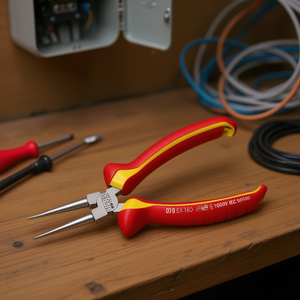 079 Ex 160mm Insulated Needle Nose Pliers 1000V Iec 60900 Electrical Repair <b>Tools</b> - Product Image 3