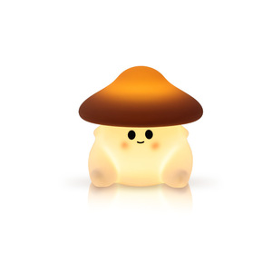 Mushroom Night <b>Light</b> Soft Glow Tap Control USB Powered Bedroom <b>Sleep</b> Lamp - Product Image 5