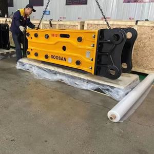 For SOOSAN SB 121 Top Type <b>Hydraulic</b> Breaker Engine Specifically Designed for 28-35 Tons Heavy Excavators Construction Core - Product Image 1