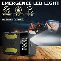 4 in 1 Peralatan Darurat Mobil Portabel Jump Starter Power Bank dengan Pompa Ban & Kompresor Udara 150PSI Garansi 12 Bulan