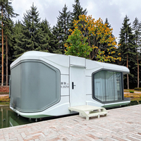 Maison Capsule en Acier de Style Chinois Grande Surface Étanche pour Villa, Appartement, Bureau, Chambre, Maisons Conteneurs