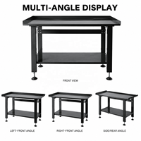 Banc de travail en acier robuste avec tiroirs verrouillables et pieds réglables pour atelier industriel et garage - Direct usine
