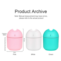 Kinscoter humidificateur de voiture à ultrasons Portable Usb Mini humidificateur veilleuse 250ml humidificateur d'air pour la maison