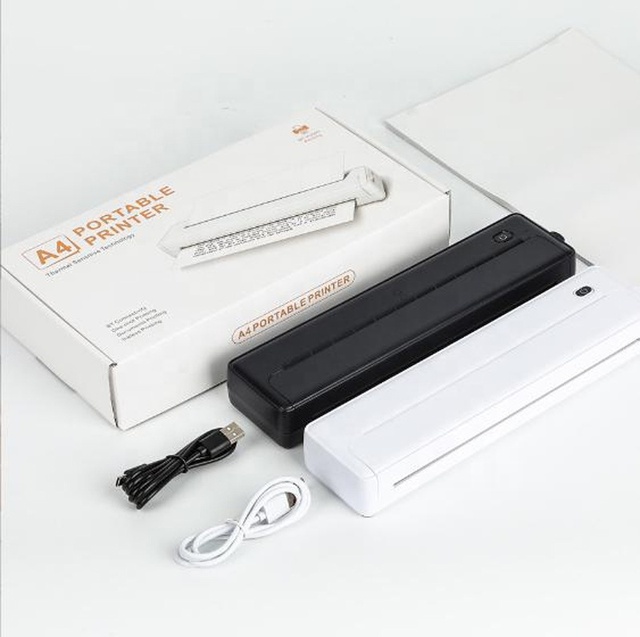 New Arrivals Portable Phone Wireless Document Thermal Printer A4 Size Mobile Wireless Connection Mini A4 Thermal Printer