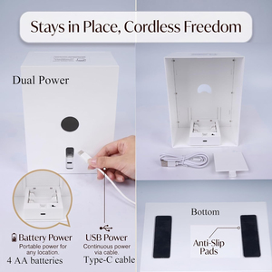 Boîte à mouchoirs LED avec capteur tactile, veilleuse intelligente, grand support, lampe moderne pour la maison, le bureau, accessoire de décoration de bureau, gadget haut de gamme - Product Image 6