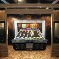 Amplifier DJ Class-D 4 Saluran DA32K4 26800W, Amplifier Daya Tinggi 4 Kanal, Amplifier Subwoofer 2 Ohm