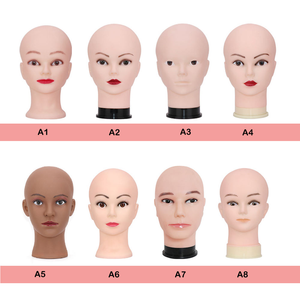 Tête de mannequin professionnelle pour femme et homme, tête de pratique douce pour la cosmétologie, formation pour la fabrication de perruques - Product Image 6