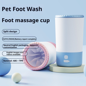 <span class=keywords><strong>Pulitore</strong></span> Automatico Elettrico per <span class=keywords><strong>Zampe</strong></span> di Animali Domestici con TPR Morbido, Macchina Ecologica per Lavaggio Artigli di Cani - Product Image 2