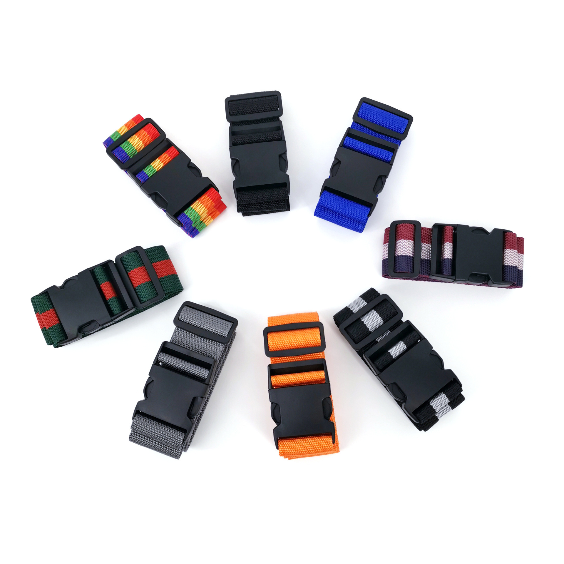 Single Thickened Acrylic Satin Lanyard for Secure Eco-friendly Fashion Luggage Binding No Password Fixed Packing Rope