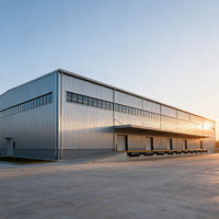 Maison préfabriquée et structure en acier villa cadre de portail durable pour les bâtiments d'entrepôt de garage