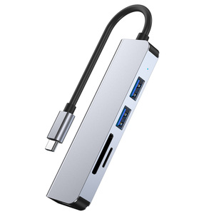 Hub USB 3.0 de type C 5 en 1, lecteur de cartes, séparateur de cartes, 13.5cm, sans alimentation externe, pour Amazon Ebay Wish Aliexpress - Product Image 2