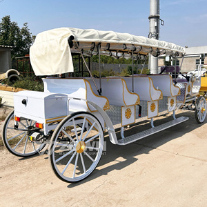 Transporte especial Turismo Carruaje de caballos Cenicienta Lujo Cuatro ruedas Royal Horse Cart Wagon en venta - Product Image 4
