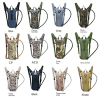 Sac à dos tactique imperméable pour sports de plein air, système Molle, pour cyclisme, randonnée, usage quotidien, avec poche à eau de 3L