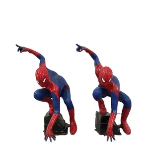 Statua di <span class=keywords><strong>Spiderman</strong></span> in resina di fibra di vetro di alta qualità all'aperto di fabbrica - Product Image 1