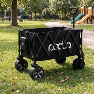 <span class=keywords><strong>Chariot</strong></span> utilitaire <span class=keywords><strong>pliable</strong></span> à quatre roues PoeticExist, électrique, pour extérieur, plage, camping, shopping, jardin - Product Image 3