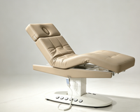 Table de massage électrique professionnelle avec dossier réglable à 4 moteurs, éponge haute densité, structure en fer - Mobilier de salon commercial